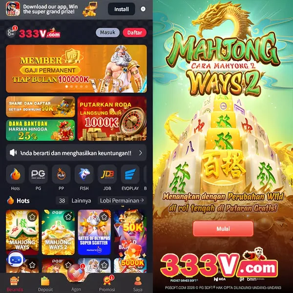 333V Login Resmi APK 2026